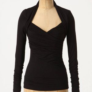 Anthropologie Velvet top